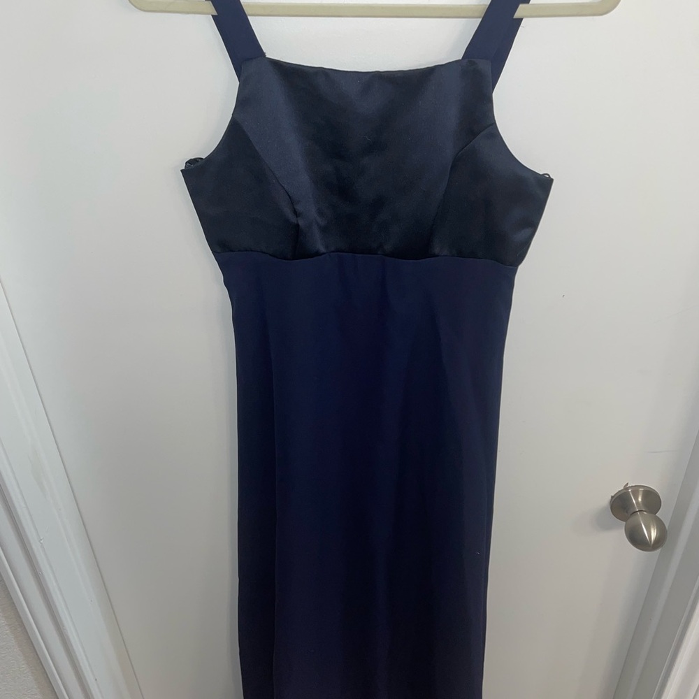 Elegant Navy Blue Women's Dress